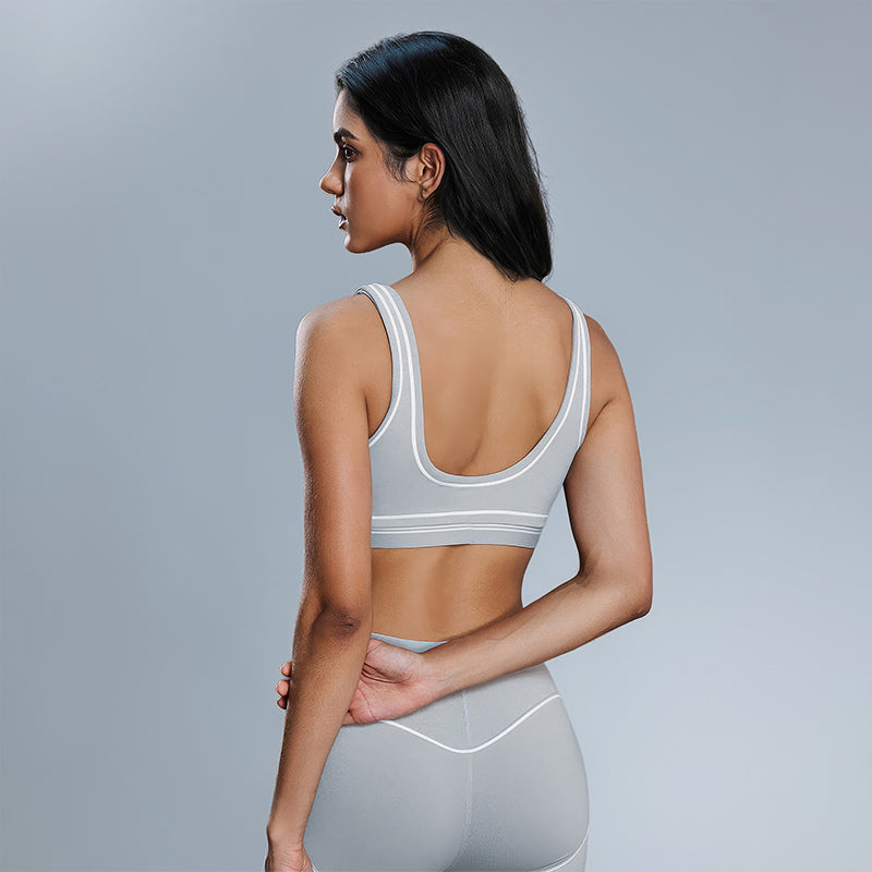 Wholesale contrasting color sports bra