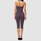 WholesaleWomen's Activewear Brushed Padded Tank & Fitted Capri-Pants Yoga Set