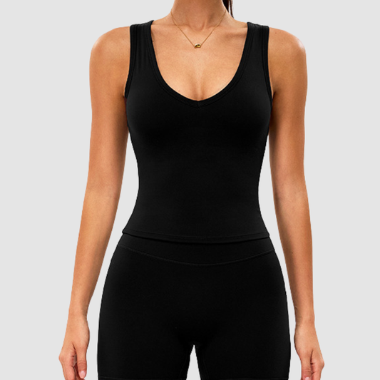 Wholesale solid color women's athletic tank | Wonderxfans bulk activewear