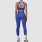 Wholesale color-blocked sports bra + leggings