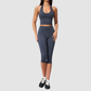 Wholesale Women's Sports Bra and Mid-Length Shorts Set – Brushed Peach-Lift Yoga Set
