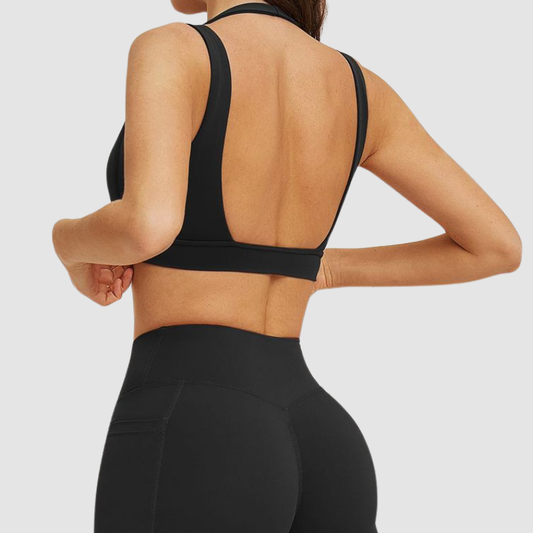 Wholesale halter-neck sports bras | Wonderxfans bulk activewear