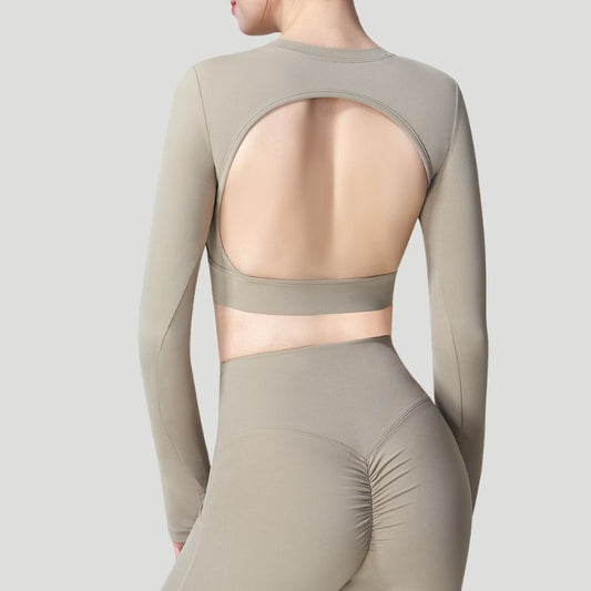 Wholesale women's long sleeve yoga top | Wonderxfans bulk activewear