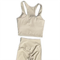 Wholesale Naked-Feel Racerback Tank & High-Waist Leggings Set – Sculpting Yoga 2-Piece