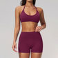 Wholesale Naked-Feel Seamless Sports Bra & High-Waist Leggings Set – Quick-Dry Yoga 2-Piece