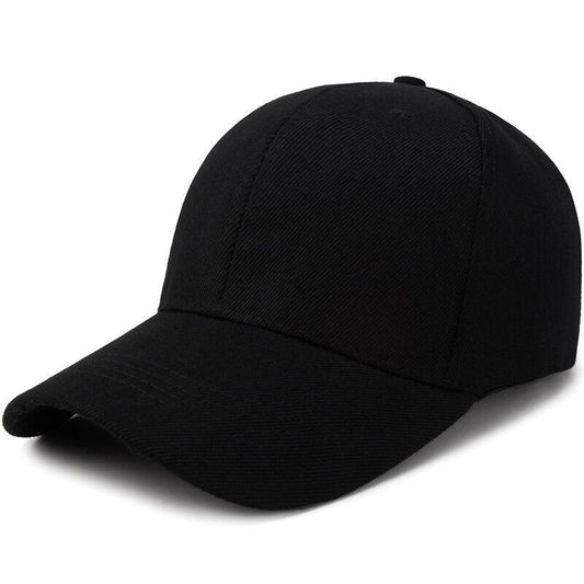 Adjustable solid color light plate baseball cap peaked cap