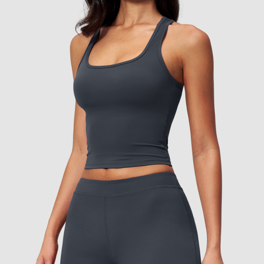 Wholesale Women's I-shape back removable padded tank top