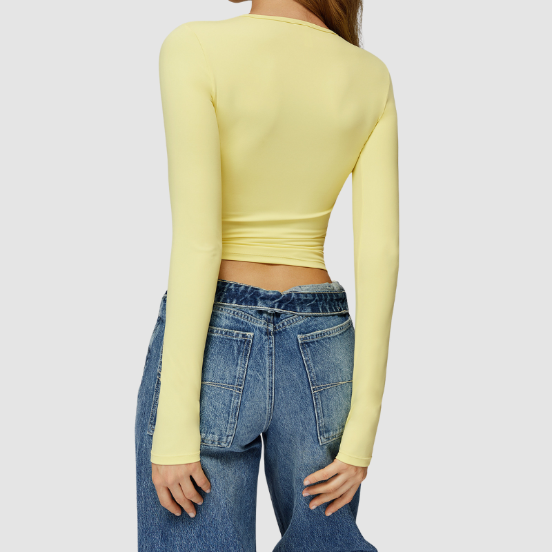 Yoga running sports long sleeve tops