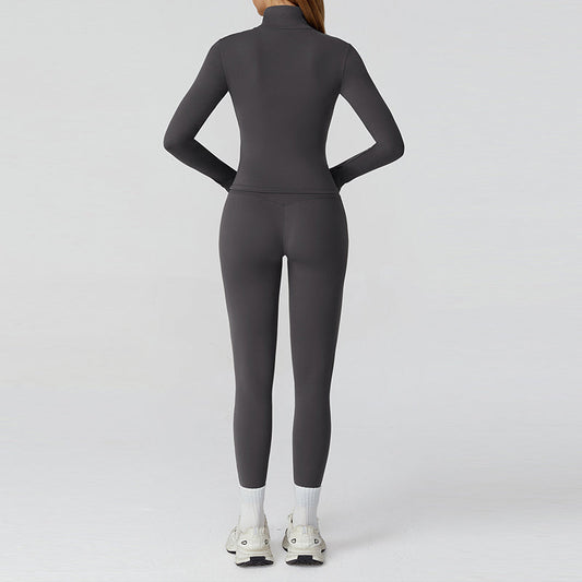 Wholesale Racerback Sports Bra + Jacket | Wonderxfans bulk activewear