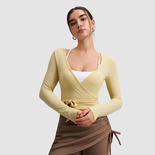 Wholesale Long Sleeve Yoga Top | Wonderxfans bulk activewear