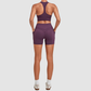 Wholesale Women’s Racerback Sports Bra & High-Waist Biker Shorts Yoga Set