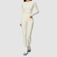 Wholesale Women's Nylon Spandex Activewear Set – Long Sleeve Tops & Leggings