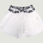 Wholesale Women's Quick-Dry Letter Waistband Yoga Shorts – Anti-Exposure Lined Running Sports Shorts with Pockets