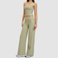 Wholesale Racerback Tank Top + Loose Wide-Leg Pants