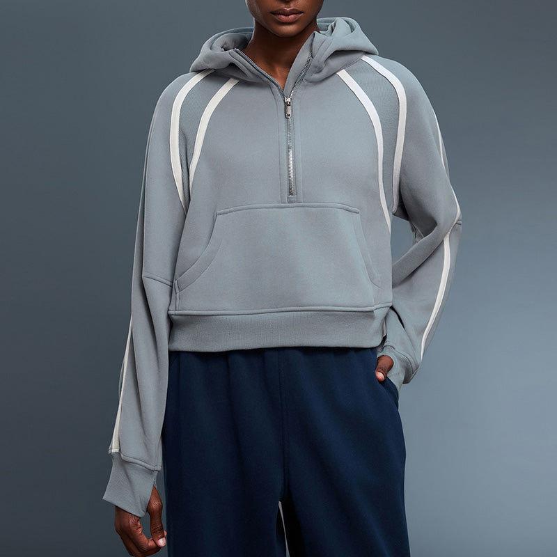 Fleece-Lined Hooded Sweatshirt