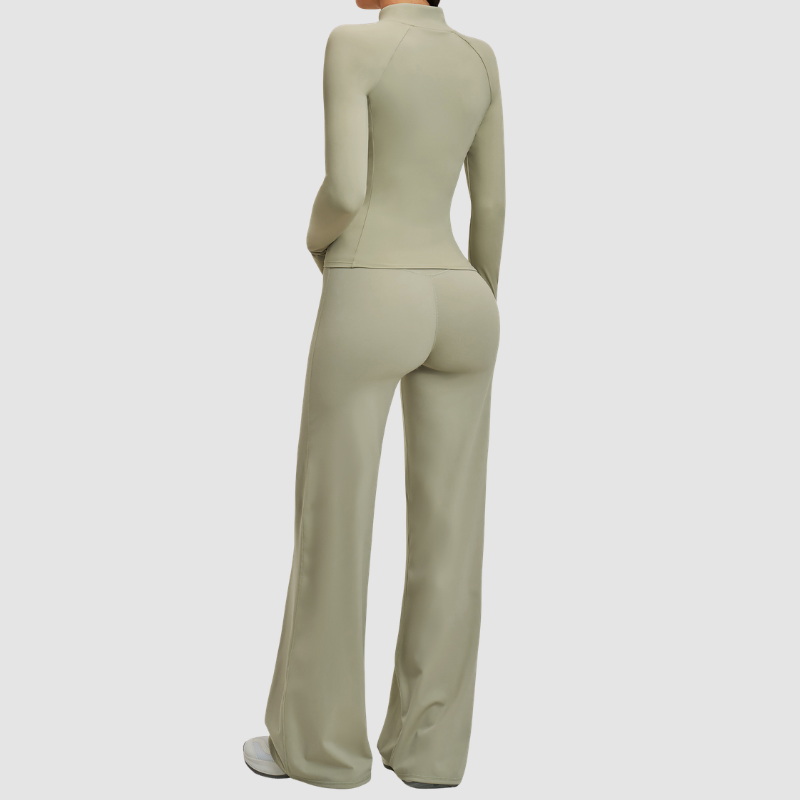 Wholesale Stand collar zipper jacket+vest+high-weighted loose | Wonderxfans bulk activewear
