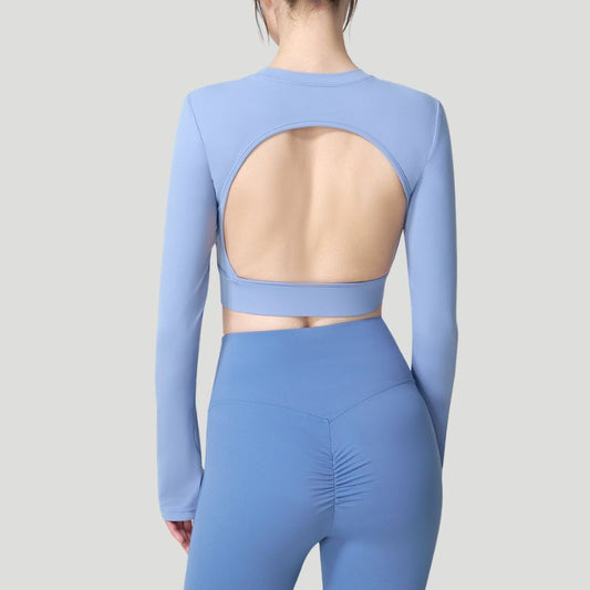 Wholesale women's long sleeve yoga top | Wonderxfans bulk activewear