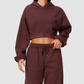 Wholesale Women's Zip Up Hoodie – Cropped Fleece-Lined Sport Jacket