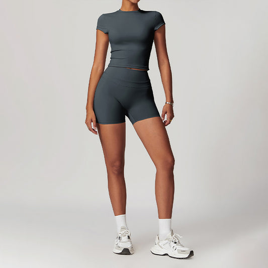 Wholesale Breathable Short Sleeve Yoga Top | Wonderxfans bulk activewear