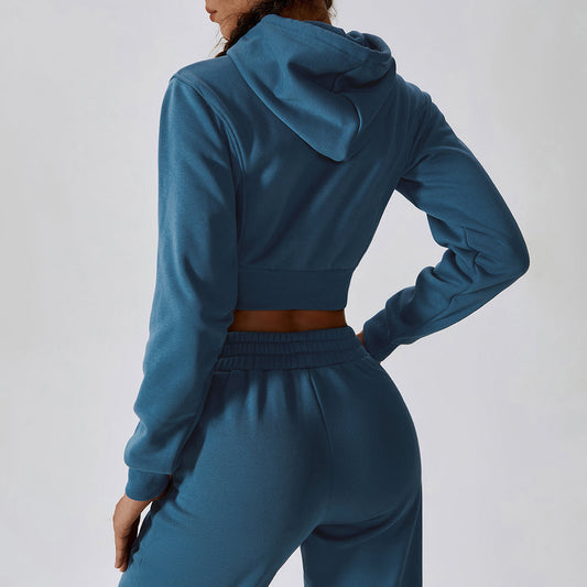 Wholesale Casual loose long sleeve zipper | Wonderxfans bulk activewear