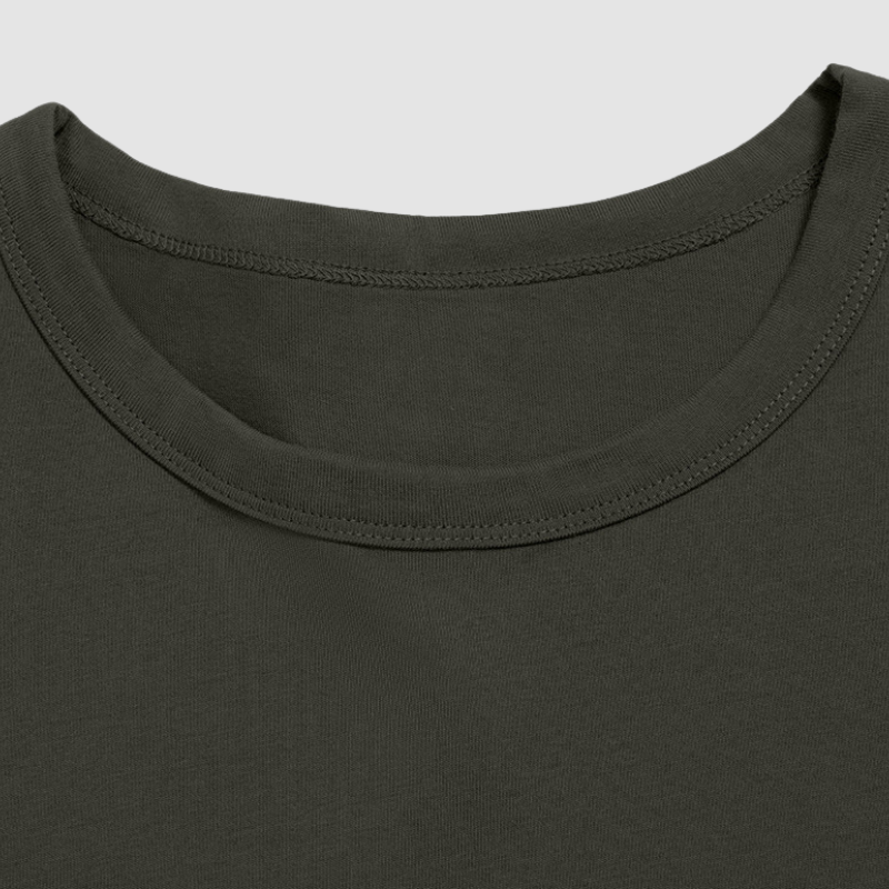 Wholesale Men Organic Cotton Breathable Casual T-shirt