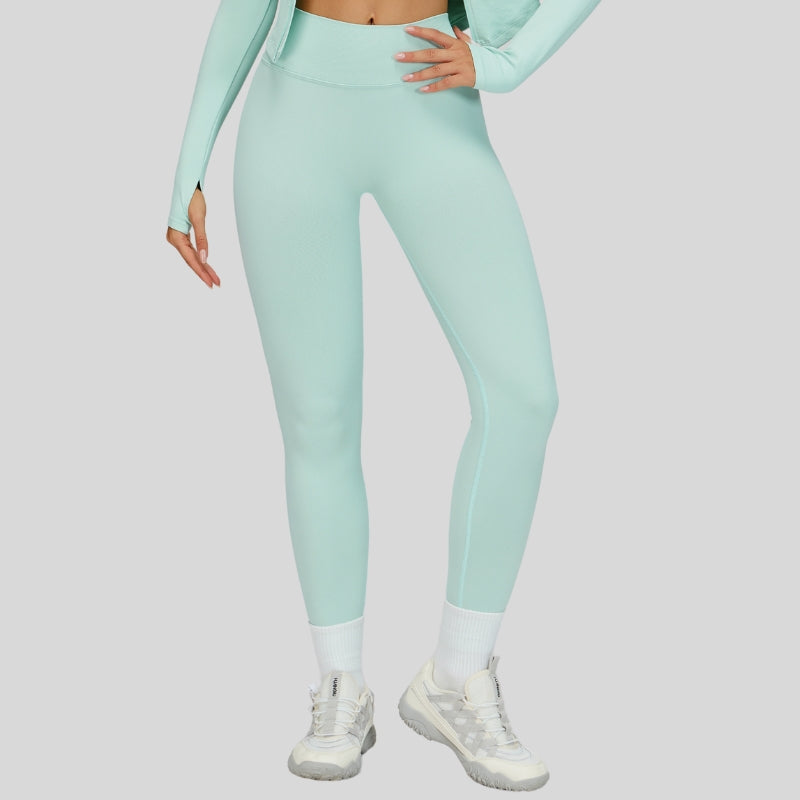 Seamless V-shaped back waist quick-drying legginggs