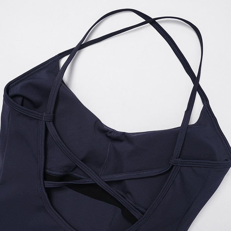 Snug-Fit Tank Top + Butt-Lifting Shorts 2-Piece Set