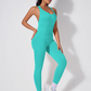 Yoga Bodycon V-neck Sports Jumpsuit
