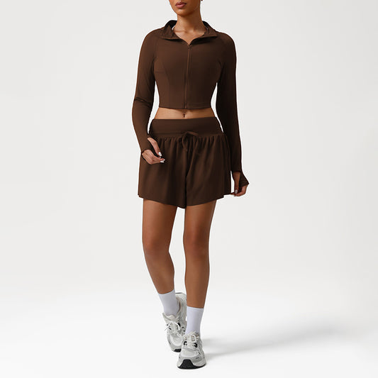 Wholesale Snug-Fit Naked-Feel Hooded Jacket + | Wonderxfans bulk activewear