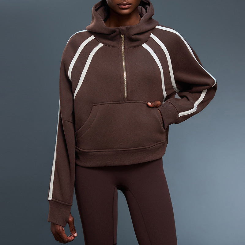 Fleece-Lined Hooded Sweatshirt