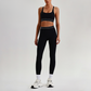 Wholesale Naked-Feel Sports Bra & High-Waist Biker Shorts Set – Quick-Dry Yoga 2-Piece set