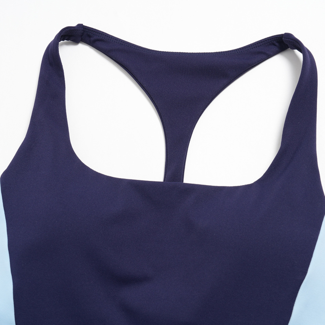 Wholesale Women's Colorblock Bare-Feel Yoga Set Tank Top & Leggings w/ Chest Pad