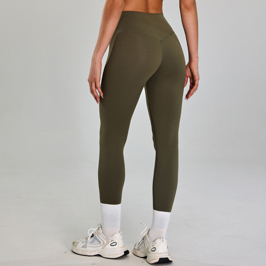 Wholesale solid color slim-fit stretchy leggings | Wonderxfans bulk activewear