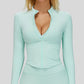 Wholesale Seamless Quick-Dry Long Sleeve Full | Wonderxfans bulk activewear