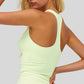 Contrasting racerback tank top