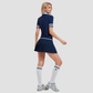 Wholesale New Sports Short Sleeve for Women Slimming High Elastic Fitness POLO Shirt Outdoor Running Tennis Set