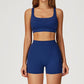 SPORTS BRA+High-waist shorts 2-PIECE SET