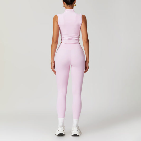 Wholesale High Collar Sports Tank Top | Wonderxfans bulk activewear
