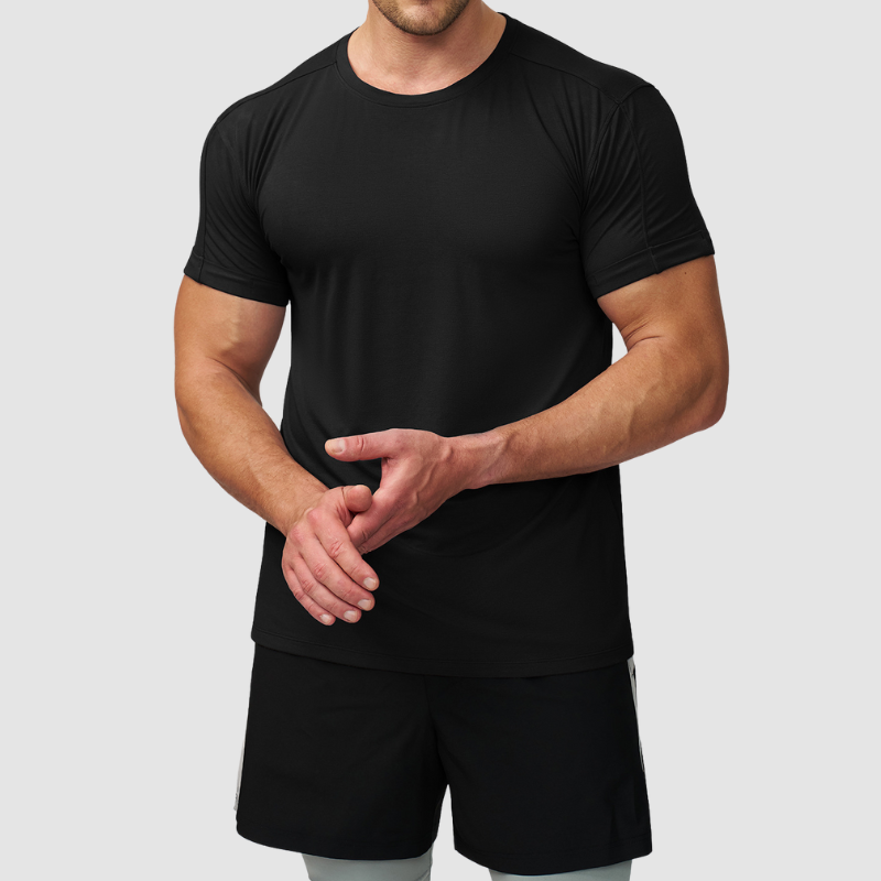 Wholesale Men Soft Skin-friendly Casual Training T-shirt