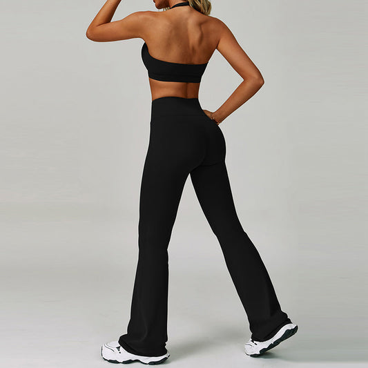 Wholesale Halter Sports Bra + High-waisted | Wonderxfans bulk activewear
