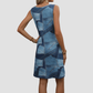 Wholesale Women's Fashionable Denim Print Dress