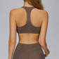 Racer-back casual sports bra
