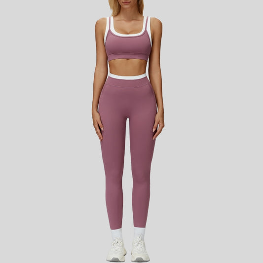 Wholesale Contrast color sports bra + | Wonderxfans bulk activewear