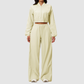 Wholesale Women's UPF50+ Sun-Protection Cropped Jacket & Jogger Pants Set – Quick-Dry 2-Piece Outdoor Set