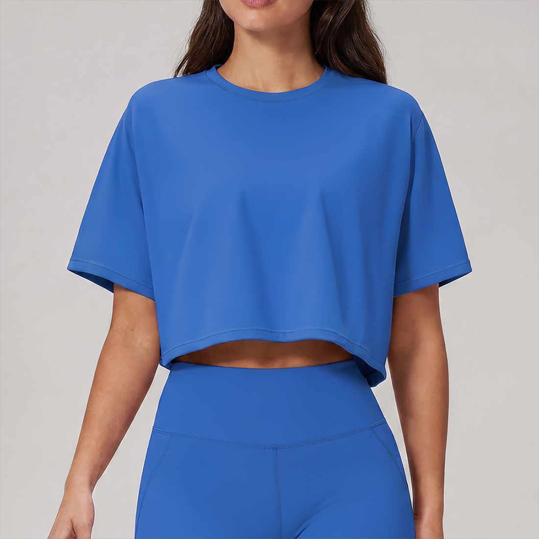 Wholesale Loose Breathable Yoga T-Shirt – Quick-Dry Short Sleeve Top