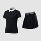 Wholesale Women's POLO Short Sleeve Pleated Skirt Set – 2-Piece Golf Tennis Athletic Outfit