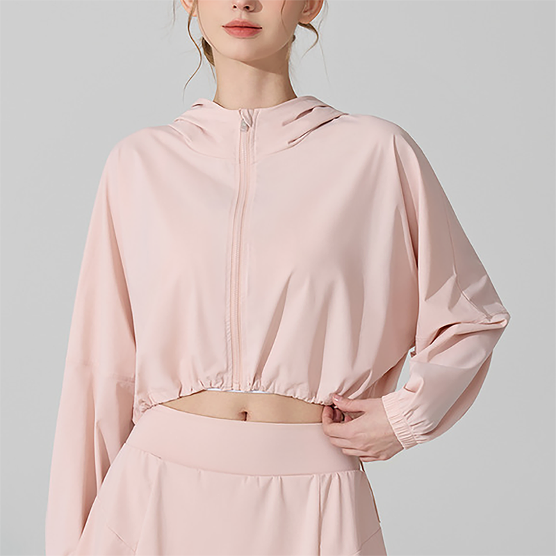 UV resistant outdoor sports long sleeved yoga suit top