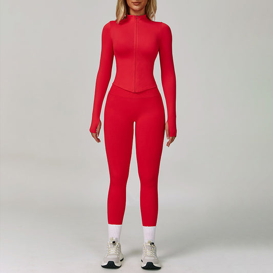 Wholesale Long Sleeve Full Zipper Jacket | Wonderxfans bulk activewear