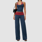 Wholesale Women’s Halter Tank & Wide-Leg Yoga Pants Set