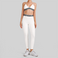 Wholesale Women's Cross-Back Sports Bra & High-Waist Leggings Set – Tummy Control Yoga Set